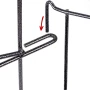 Metalowy płotek ogrodowy jodełka - wysokość 71 cm