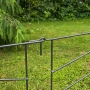 Metalowy płotek ogrodowy jodełka - wysokość 71 cm
