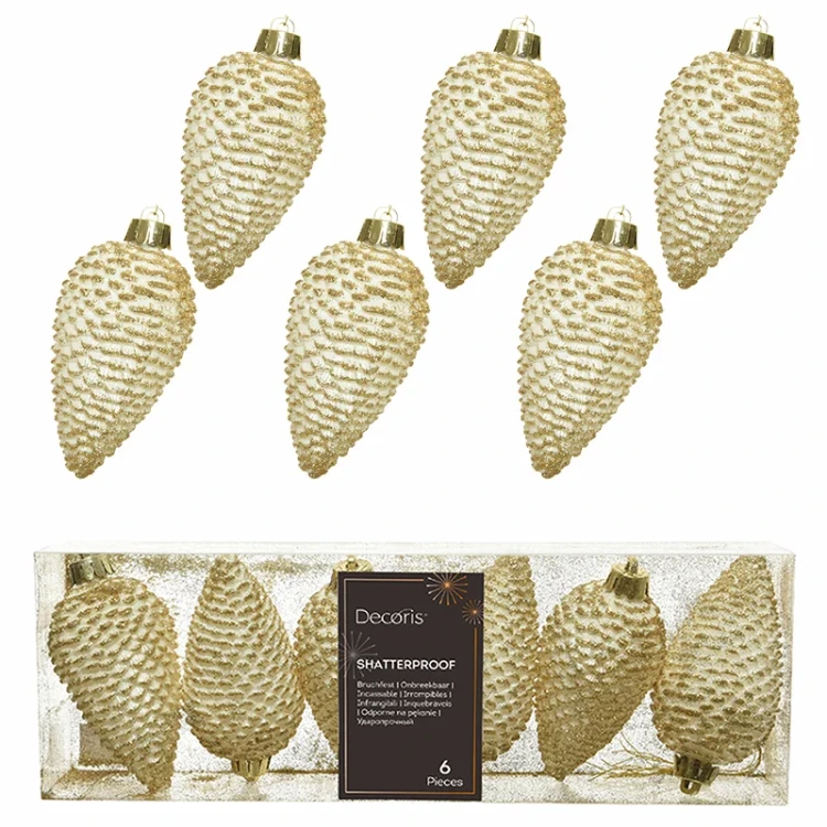 Szyszki - Zawieszki choinkowe 8 cm fot.2