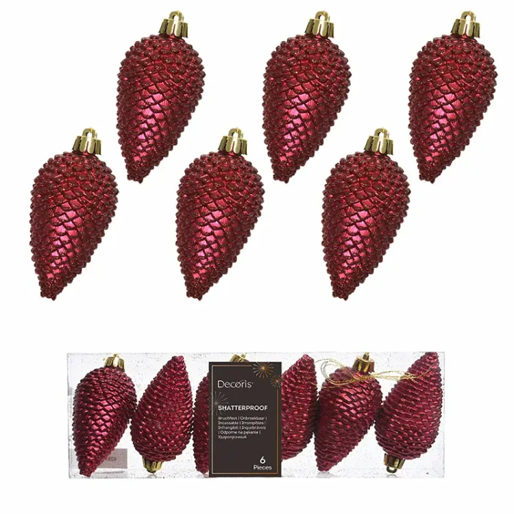 Szyszki - Zawieszki choinkowe 8 cm fot.1