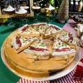 Szklana Zawieszka Choinkowa - Kawałek Pizzy 10 cm