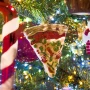 Szklana Zawieszka Choinkowa - Kawałek Pizzy 10 cm