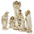 Szopka Bożonarodzeniowa z tworzywa - 8 figur 27,5 cm