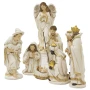 Szopka Bożonarodzeniowa z tworzywa - 8 figur 27,5 cm
