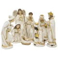 Szopka Bożonarodzeniowa z tworzywa - 8 figur 27,5 cm