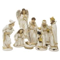 Szopka Bożonarodzeniowa z tworzywa - 8 figur 27,5 cm
