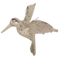 Złoty koliber - brokatowa zawieszka 14 cm