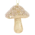 Zawieszka Choinkowa Złoty Grzybek 9 cm
