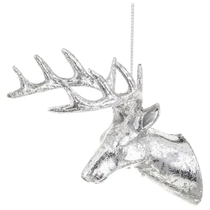 Srebrna zawieszka z tworzywa - Renifer 