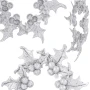 Zawieszka z ostrokrzewu - Plastikowa ozdoba na choinkę 16x18 cm