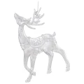 Zawieszka Choinkowa Srebrny Renifer 12x8,5x2