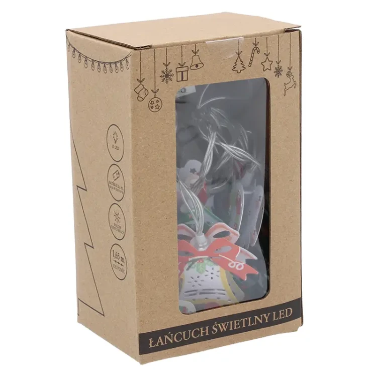 Łańcuch świetlny na baterie 10 LED MIX