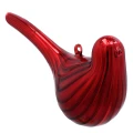 Szklany Gołąb Zawieszka Choinkowa 15 cm fot.1
