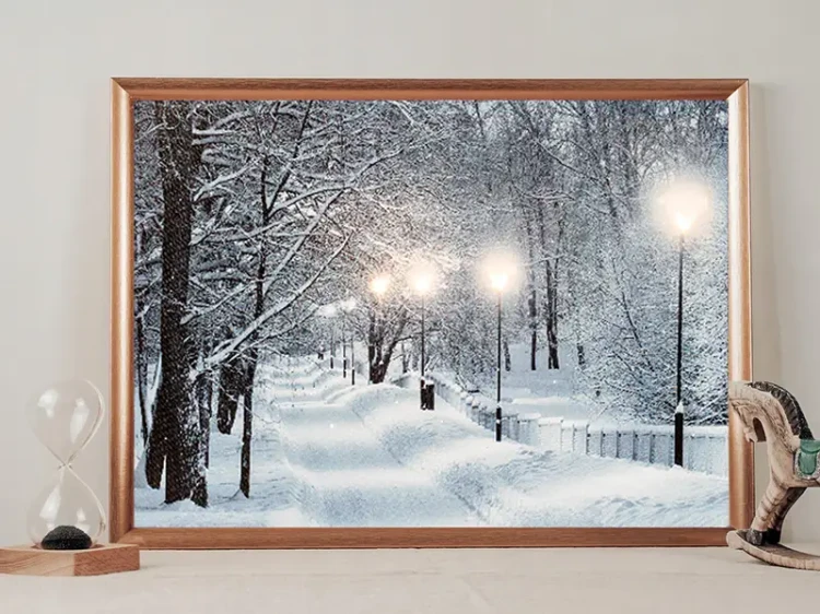 Obraz dekoracyjny z diodami LED 58x35
