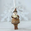Zawieszka z żywicy - Święty Mikołaj 9 cm fot.6