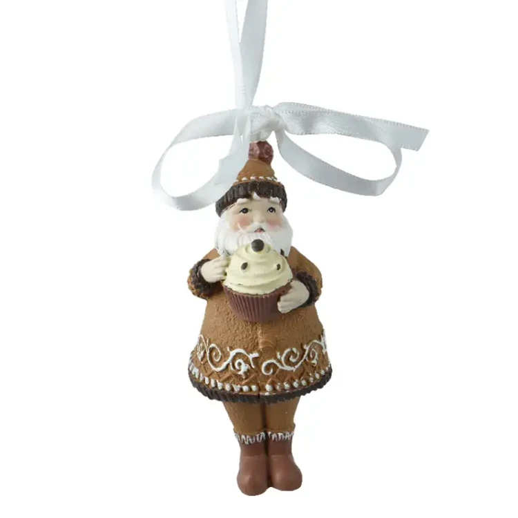Zawieszka z żywicy - Święty Mikołaj 9 cm fot.3