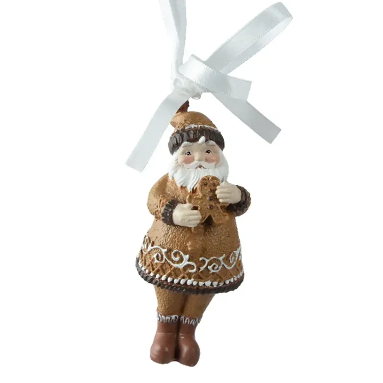 Zawieszka z żywicy - Święty Mikołaj 9 cm fot.1