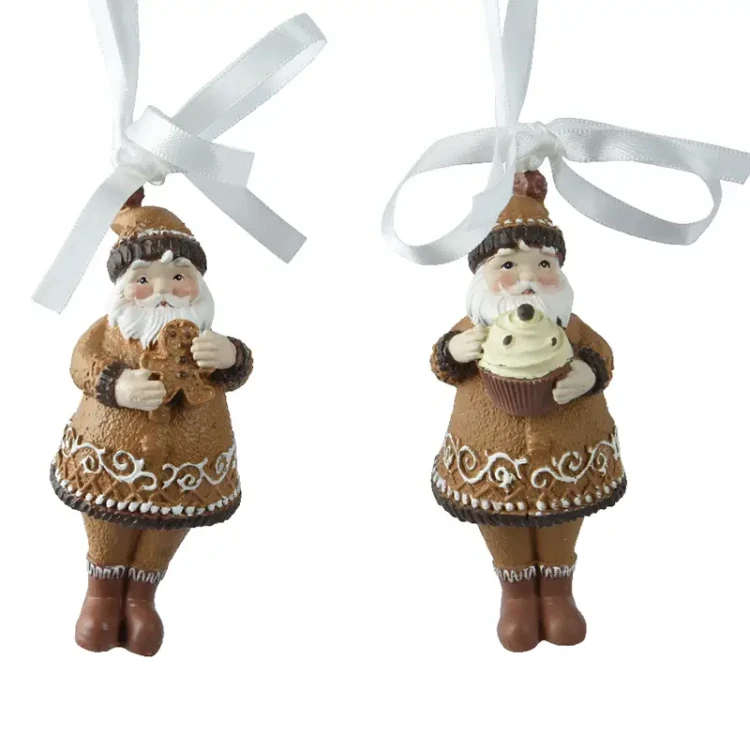 Zawieszka z żywicy - Święty Mikołaj 9 cm fot.7