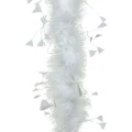 Biały łańcuch choinkowy - BOA - 184 cm
