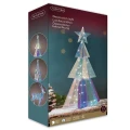Dekoracyjna choinka z gwiazdą - 40 Micro LED 37,2 cm