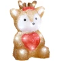 Świąteczna figurka dekoracyjna - Renifer - 24 LED 23,5 cm