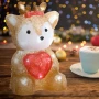 Świąteczna figurka dekoracyjna - Renifer - 24 LED 23,5 cm