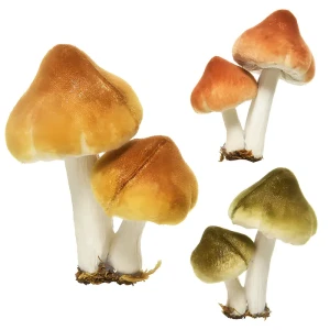 Grzyby leśne - Dekoracja choinkowa na klipsie 9 cm