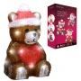 Świąteczna figurka dekoracyjna - Miś - 24 LED 23,2 cm