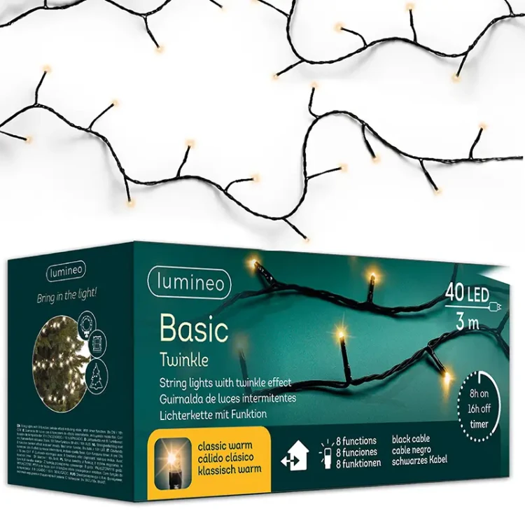 Światełka choinkowe BASIC Twinkle - 8 Funkcyjny programator fot.38
