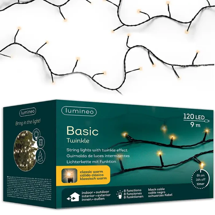 Światełka choinkowe BASIC Twinkle - 8 Funkcyjny programator fot.36