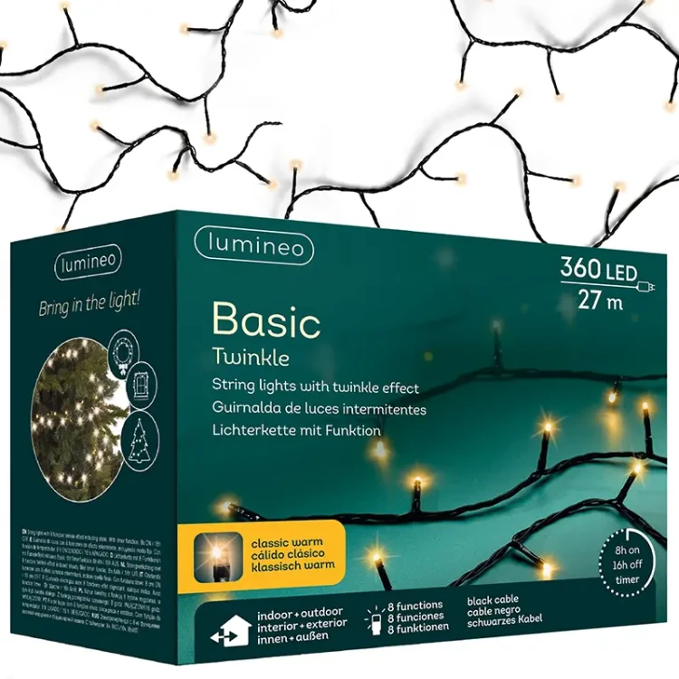 Światełka choinkowe BASIC Twinkle - 8 Funkcyjny programator fot.34