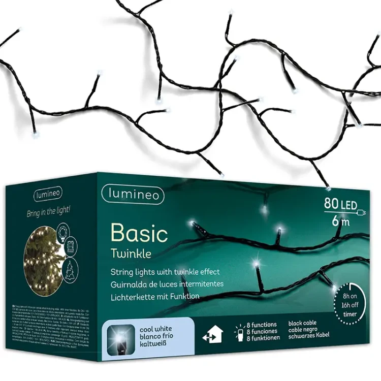 Światełka choinkowe BASIC Twinkle - 8 Funkcyjny programator fot.31