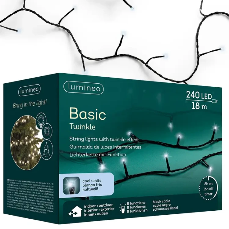 Światełka choinkowe BASIC Twinkle - 8 Funkcyjny programator fot.23