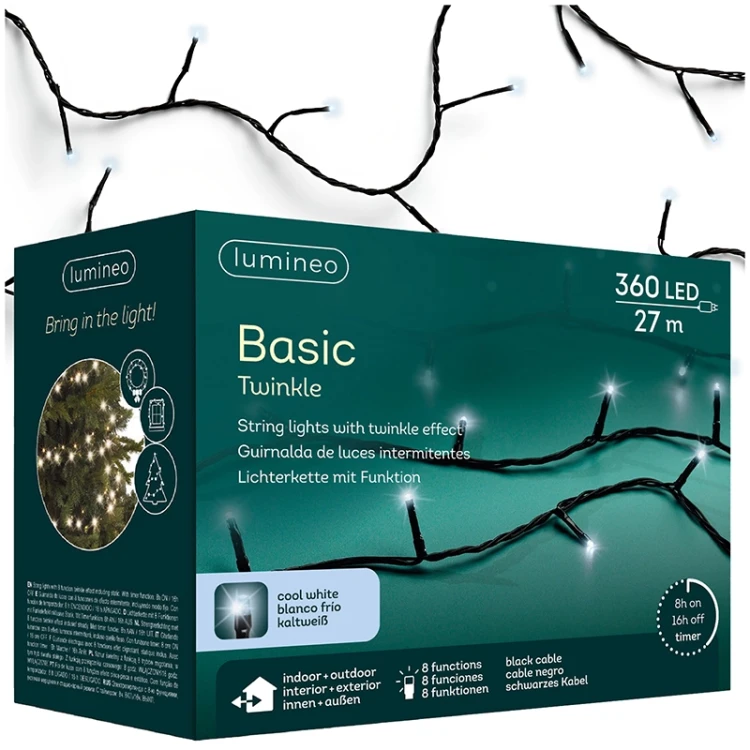 Światełka choinkowe BASIC Twinkle - 8 Funkcyjny programator fot.22