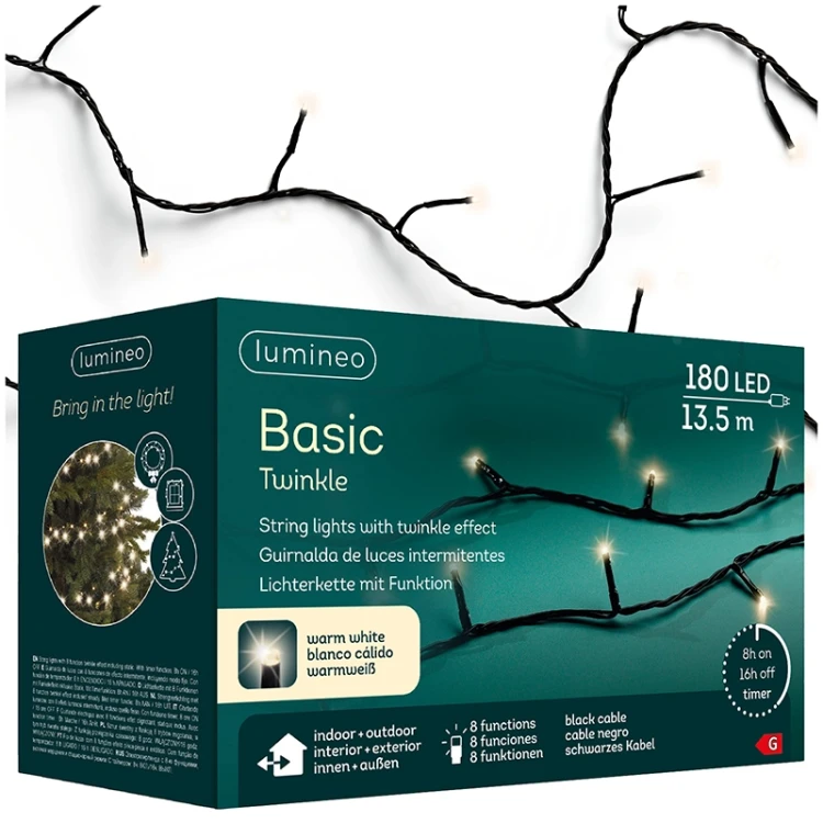 Światełka choinkowe BASIC Twinkle - 8 Funkcyjny programator fot.17