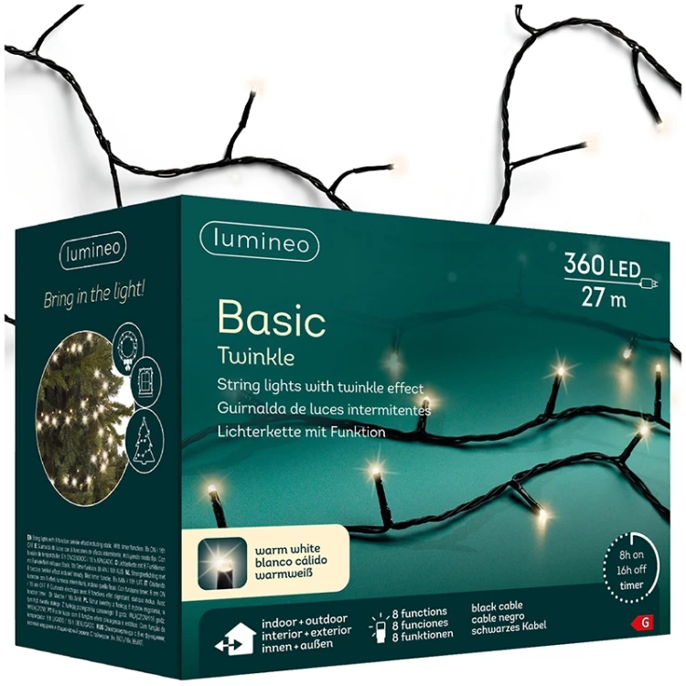 Światełka choinkowe BASIC Twinkle - 8 Funkcyjny programator fot.16