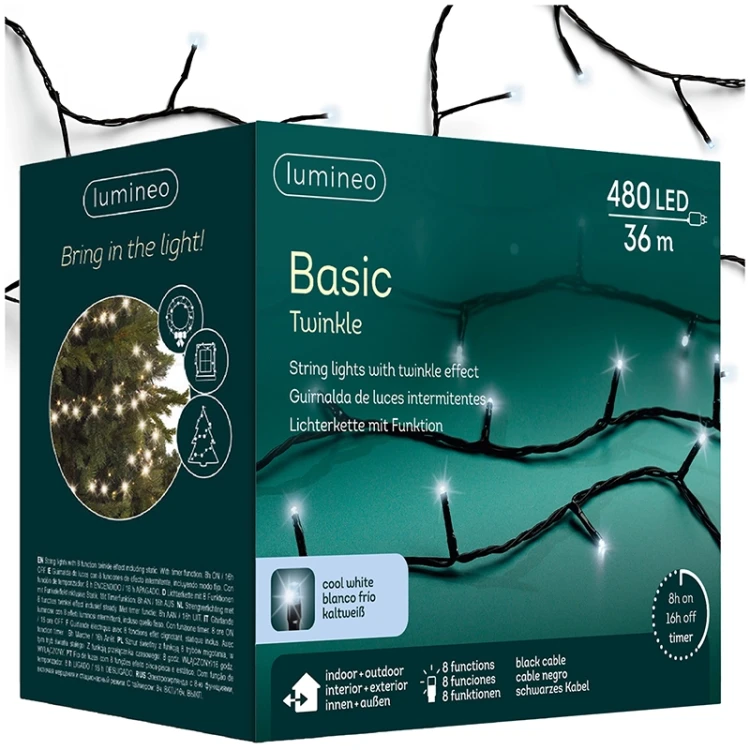 Światełka choinkowe BASIC Twinkle - 8 Funkcyjny programator fot.13