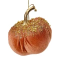 Materiałowa dynia - Zawieszka choinkowa 10 cm fot.7