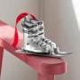 Szklana Zawieszka na Choinkę - Buty narciarskie 12,6 cm fot.3