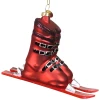 Szklana Zawieszka na Choinkę - Buty narciarskie 12,6 cm fot.4