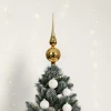 Szklany Szpic Choinkowy 31 cm - Diamenty fot.2
