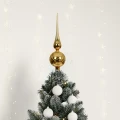 Szklany Szpic Choinkowy 31 cm - Diamenty fot.2