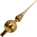 Szklany Szpic Choinkowy 31 cm - Diamenty fot.3