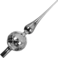 Szklany Szpic Choinkowy 31 cm - Diamenty fot.4