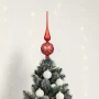 Szklany Szpic Choinkowy 31 cm - Gwiazdki fot.2