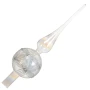 Szklany Szpic Choinkowy 31 cm - Kwiaty fot.4