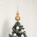 Szklany Szpic Choinkowy 31 cm - Liście fot.2