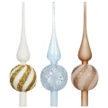Szklany Szpic Choinkowy 31 cm - Spirala fot.1