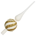 Szklany Szpic Choinkowy 31 cm - Spirala fot.3