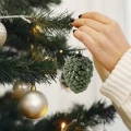 Szyszki choinkowe 10 cm - Szklane kształtki choinkowe fot.3